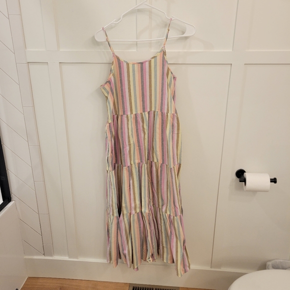 Universal Thread Multicolored Striped Maxi - Picture 5 of 6